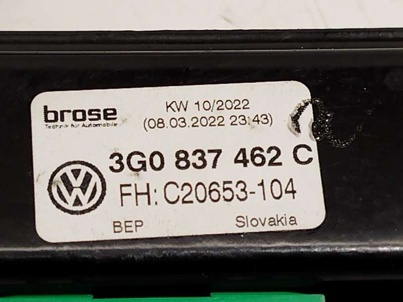 Recambio de elevalunas delantero derecho para volkswagen passat b8 (3g2, cb2) 2.0 tdi referencia OEM IAM 3G0837462C 4K0959802 3