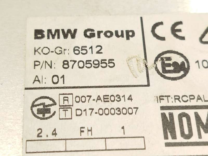 Recambio de sistema navegacion gps para bmw 1 (f20) 116 d referencia OEM IAM 65128705955 8705955 - Negro 5