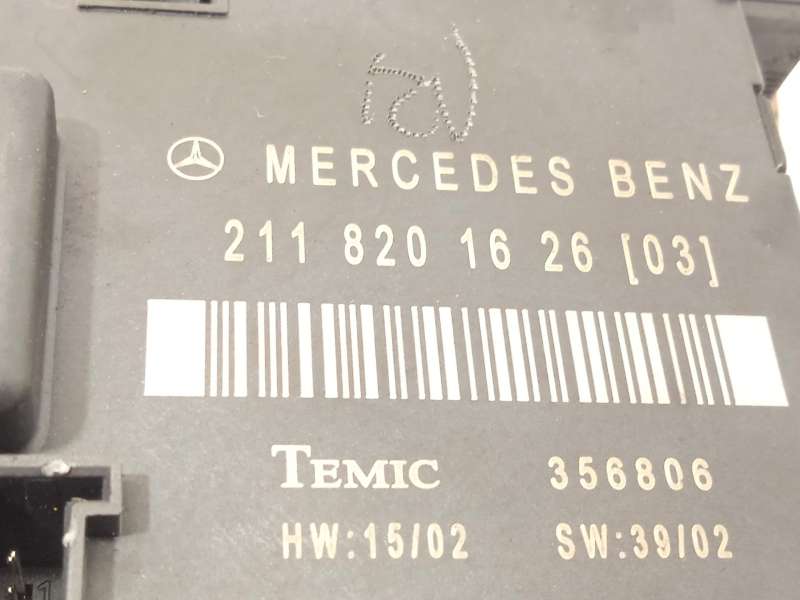 Recambio de modulo confort para mercedes-benz clase e (w211) e 220 cdi (211.006) referencia OEM IAM 2118201626 3