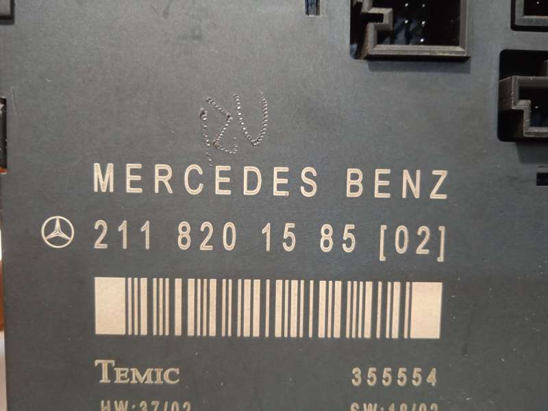 Recambio de modulo confort para mercedes-benz clase e (w211) e 220 cdi (211.006) referencia OEM IAM 2118201585 3