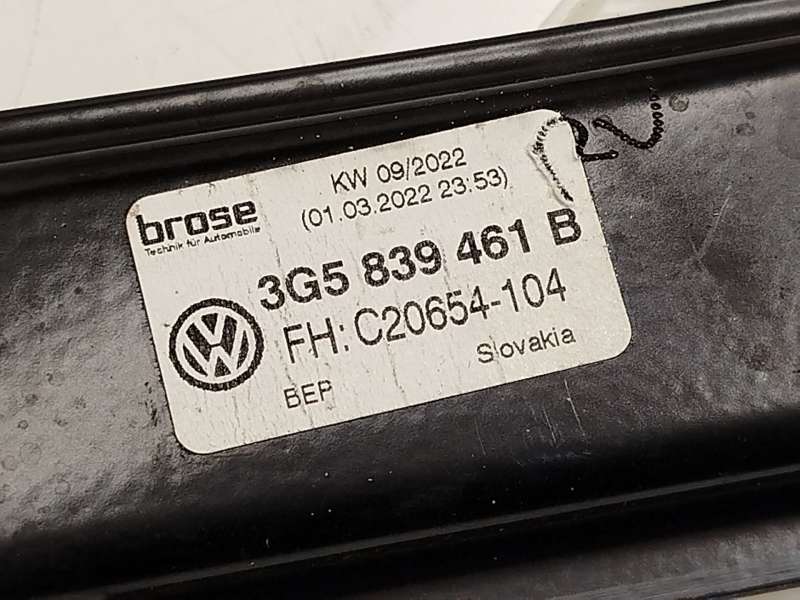 Recambio de elevalunas trasero izquierdo para volkswagen passat b8 (3g2, cb2) 2.0 tdi referencia OEM IAM 3G5839461B 5Q4959812H 4
