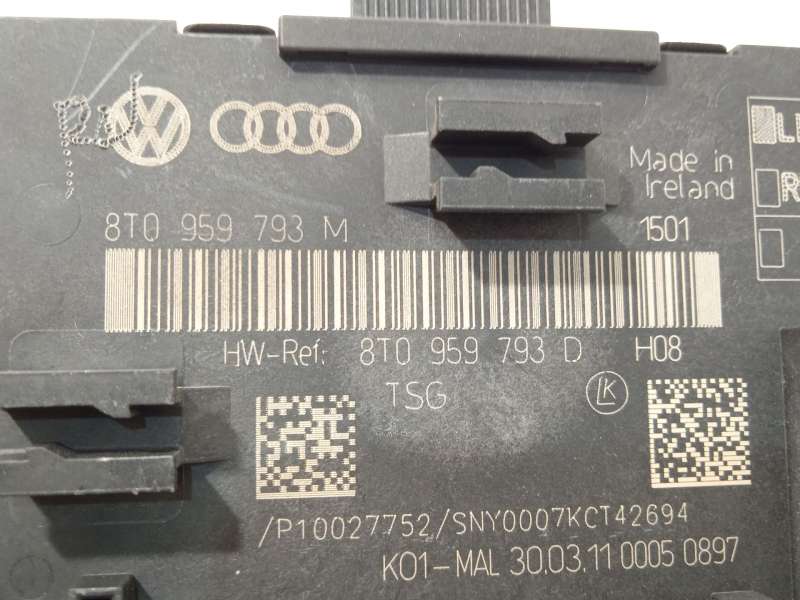 Recambio de modulo confort para audi a4 b8 (8k2) 2.0 tdi referencia OEM IAM 8T0959793M - Negro 3