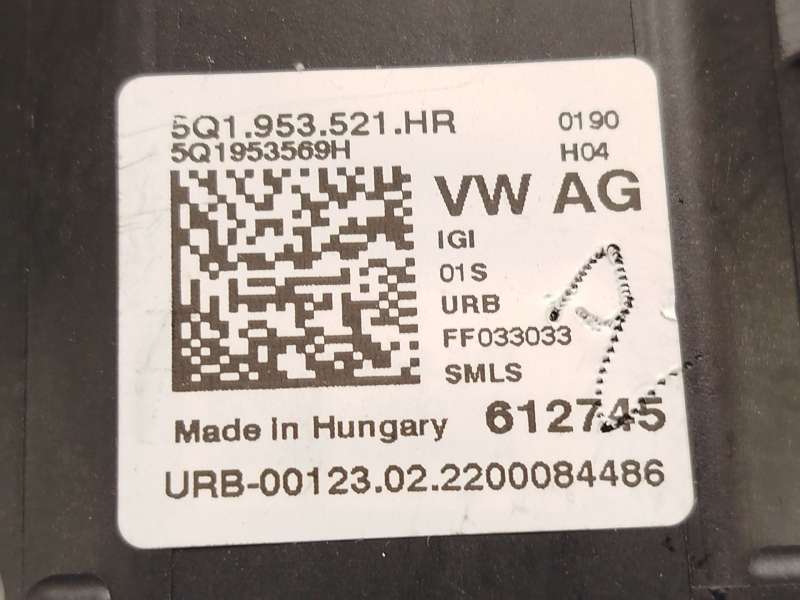Recambio de mando intermitentes para volkswagen passat b8 (3g2, cb2) 2.0 tdi referencia OEM IAM 5Q1953521HRIGI 5Q1953569H 7