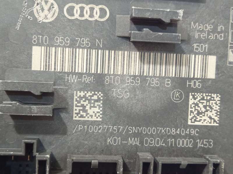 Recambio de modulo confort para audi a4 b8 (8k2) 2.0 tdi referencia OEM IAM 8T0959795N - Negro 3