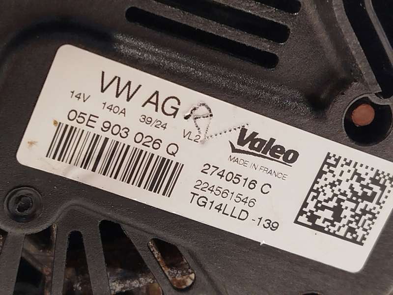 Recambio de alternador para seat ibiza v (kj1, kjg) 1.0 tsi referencia OEM IAM 05E903026Q 2740516C TG14LLD - Blanco 4