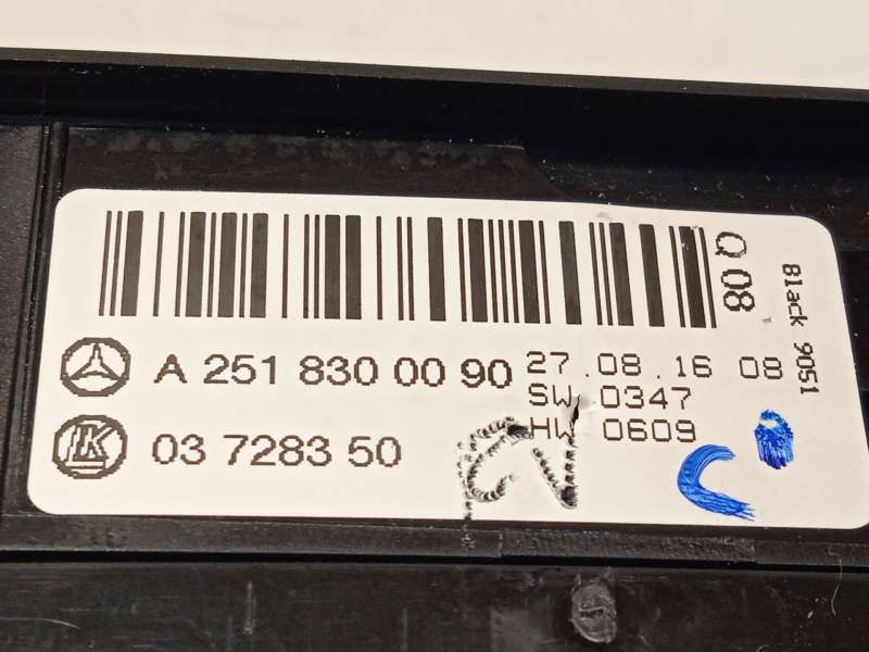 Recambio de mando elevalunas delantero izquierdo para mercedes-benz clase r (w251, v251) r 280 cdi 4-matic (251.020) referencia - Blanco 5