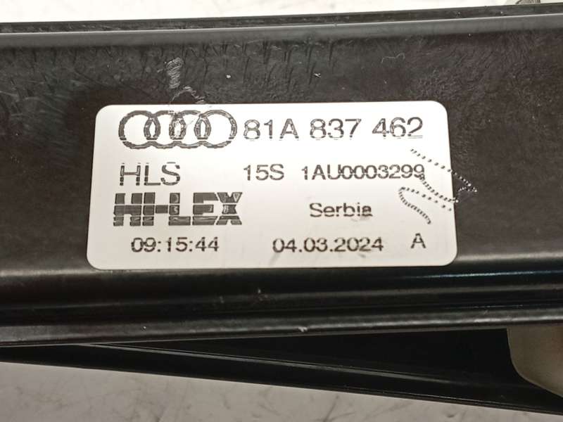 Recambio de elevalunas delantero derecho para audi q2 (gab, gag) 2.0 tdi referencia OEM IAM 81A837462 5Q0959801C 5