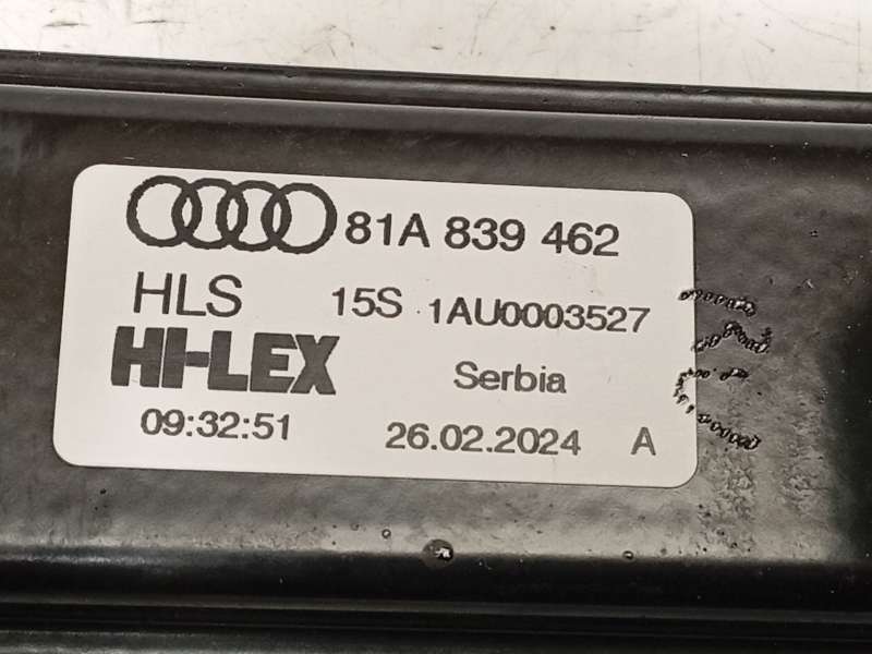 Recambio de elevalunas trasero derecho para audi q2 (gab, gag) 2.0 tdi referencia OEM IAM 81A839462 5Q0959802 5