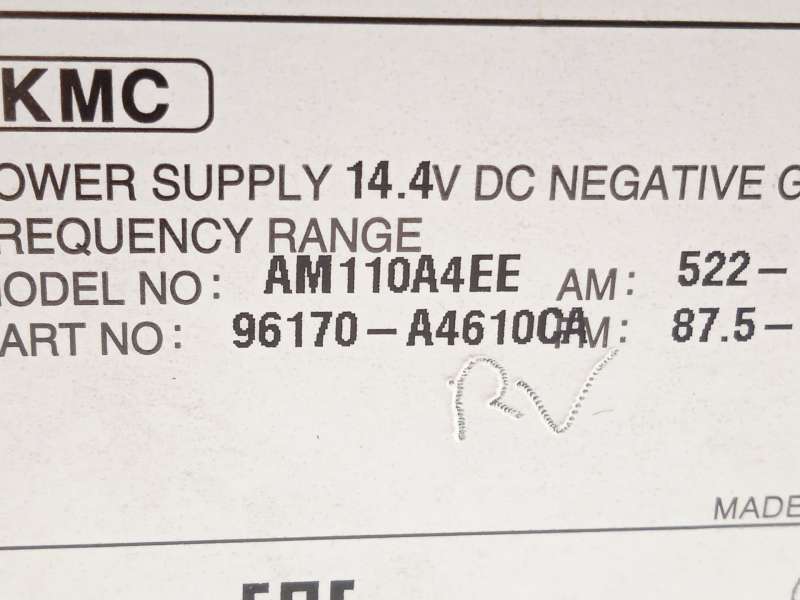 Recambio de sistema audio / radio cd para kia carens iv 1.7 crdi referencia OEM IAM 96170A4610CA - Blanco 6