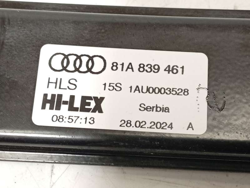 Recambio de elevalunas trasero izquierdo para audi q2 (gab, gag) 2.0 tdi referencia OEM IAM 81A839461 5Q0959801 5