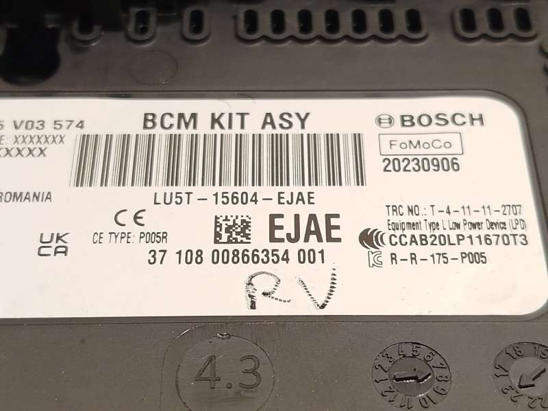 Recambio de caja reles / fusibles para ford puma (j2k, cf7) 1.0 ecoboost referencia OEM IAM LU5T15604EJAE 20230906 - Rojo 4