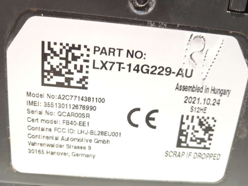 Recambio de modulo electronico para ford focus iv (hn) 1.0 ecoboost referencia OEM IAM LX7T14G229AU 2496155 - Azul 4