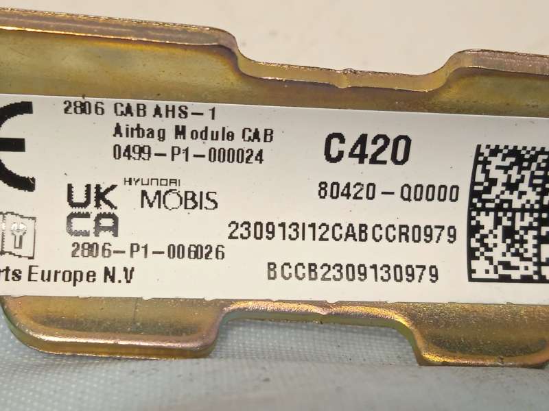 Recambio de airbag cortina delantero derecho para hyundai bayon (bc3) 1.0 t-gdi 48v-hybrid referencia OEM IAM 80420Q0000 3