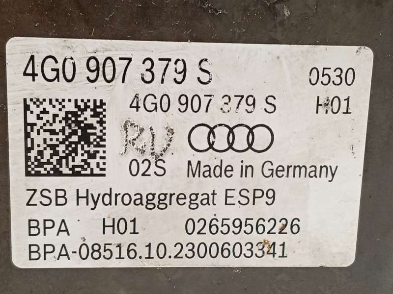 Recambio de abs para audi a6 c7 (4g2, 4gc) 2.0 tdi referencia OEM IAM 4G0614517AK 4G0907379S 269776 6