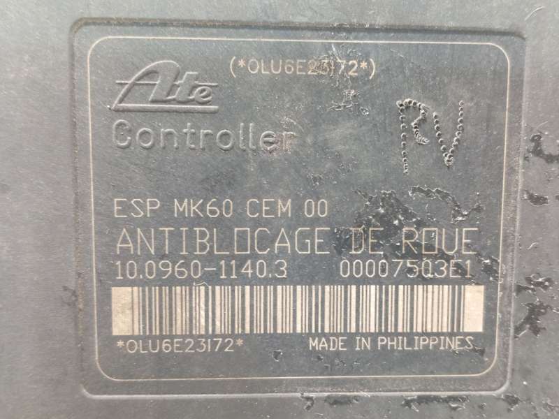 Recambio de abs para citroën c5 berlina collection referencia OEM IAM 9657061080 10096011403 10020601904 6
