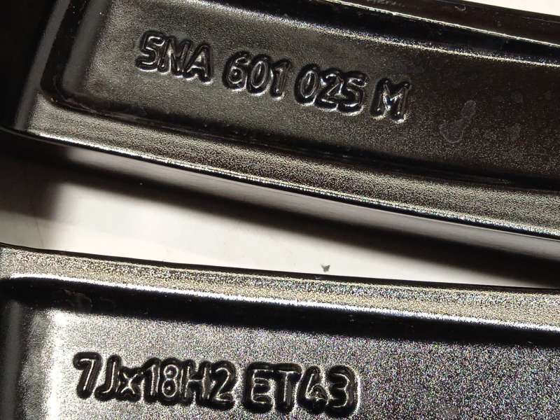 Recambio de llanta para volkswagen tiguan (ad1, ax1) 2.0 tdi referencia OEM IAM 5NA601025MAX1 - Gris 9
