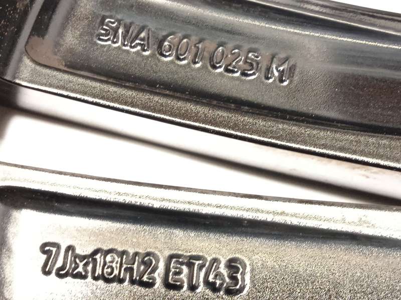 Recambio de llanta para volkswagen tiguan (ad1, ax1) 2.0 tdi referencia OEM IAM 5NA601025MAX1 - Gris 5