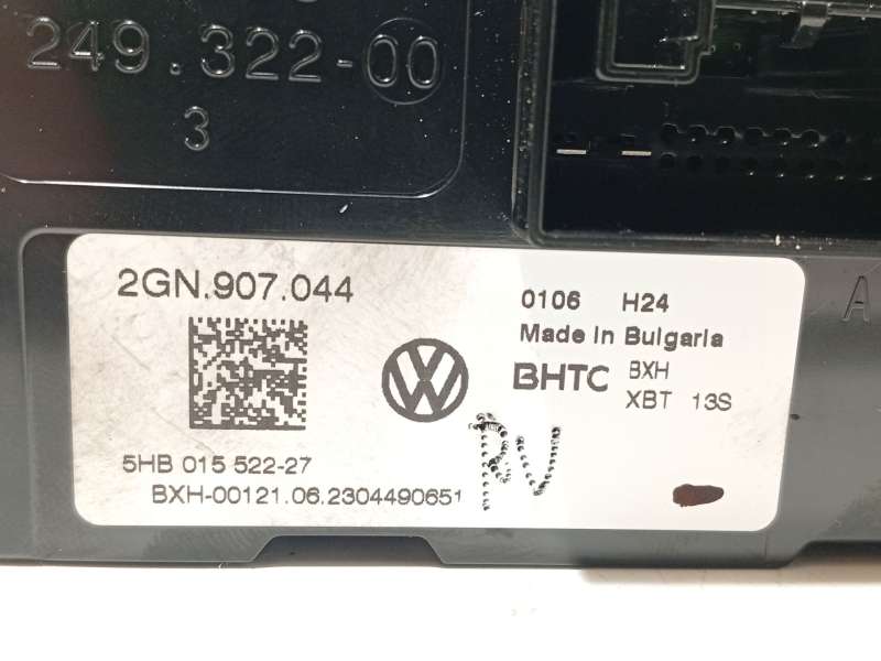 Recambio de mando climatizador para volkswagen polo vi (aw1, bz1, ae1, bz3) 1.0 tsi referencia OEM IAM 2GN907044XBT  5HB015522 6