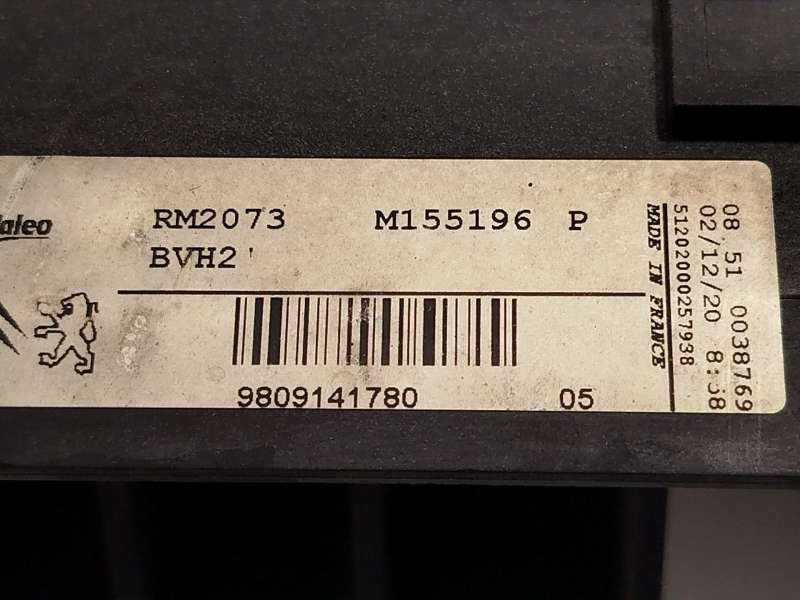 Recambio de radiador agua para peugeot partner furgón/monospace (k9) 1.5 bluehdi 100 referencia OEM IAM 9809141780 - Blanco 4