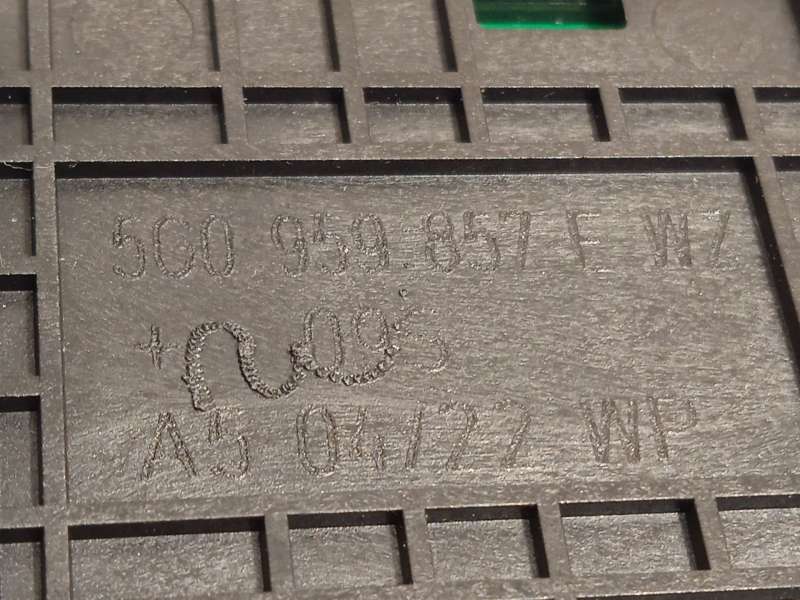 Recambio de mando elevalunas delantero izquierdo para volkswagen tiguan (ad1, ax1) 2.0 tdi referencia OEM IAM 5G0959857EWZU - Gris 5