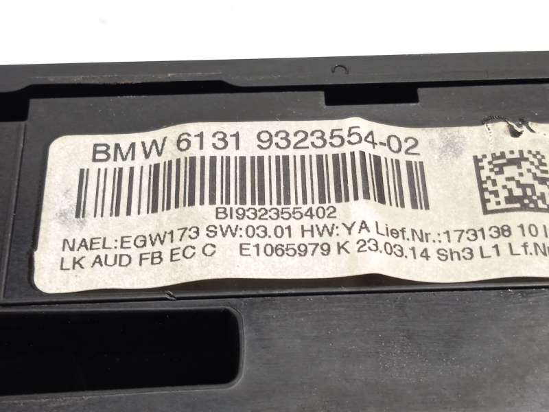 Recambio de mando climatizador para bmw 3 gran turismo (f34) 318 d referencia OEM IAM 61319323554 64119354143 9323554 - Rojo 4