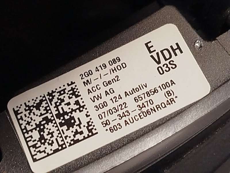 Recambio de volante para volkswagen passat b8 (3g2, cb2) 2.0 tdi referencia OEM IAM 2G0419089EVDH 6