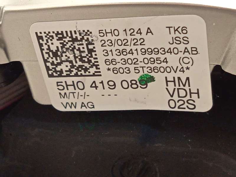 Recambio de volante para volkswagen tiguan (ad1, ax1) 2.0 tdi referencia OEM IAM 5H0419089HMVDH - Gris 4