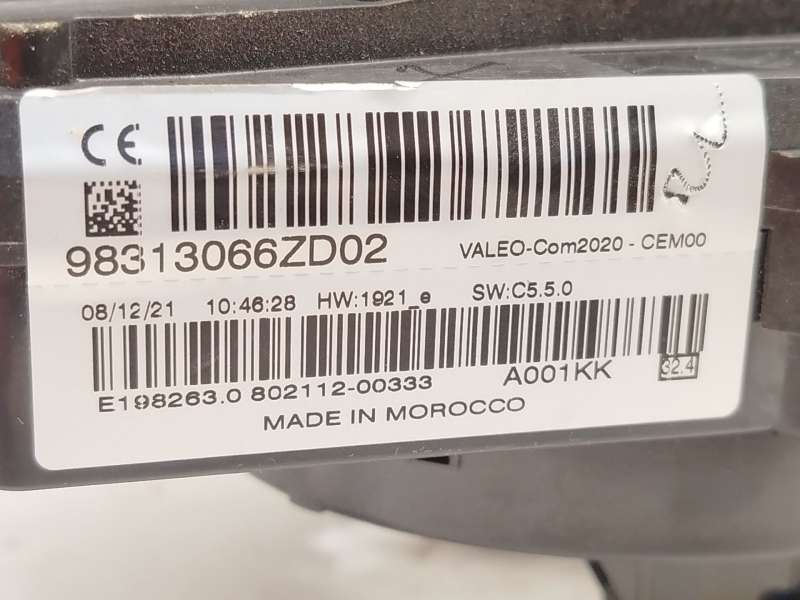 Recambio de mando intermitentes para citroën c4 iii (ba_, bb_, bc_) 1.5 bluehdi 130 (bbyhzb) referencia OEM IAM 98313066ZD 6
