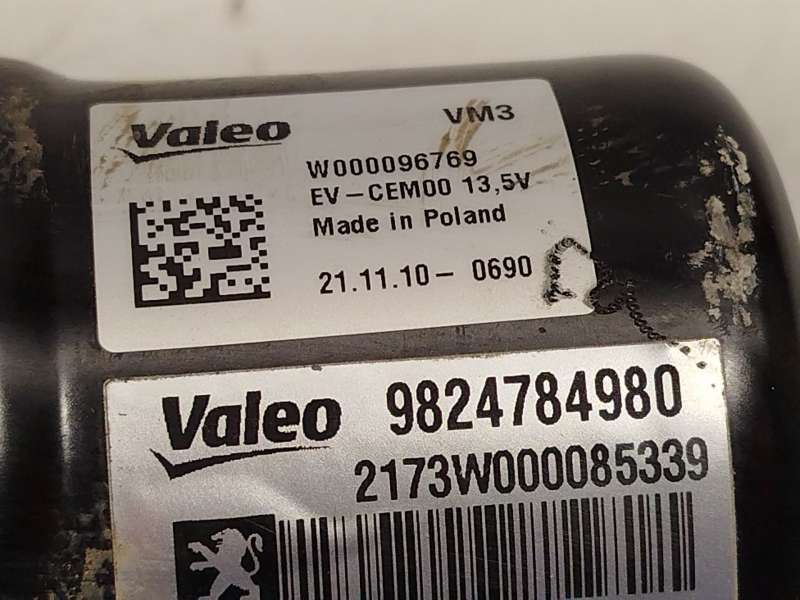 Recambio de motor limpia delantero para citroën c4 iii (ba_, bb_, bc_) 1.5 bluehdi 130 (bbyhzb) referencia OEM IAM 9824784980  W 4