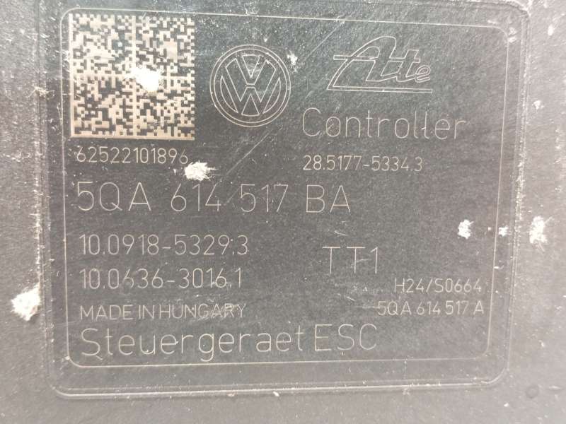 Recambio de abs para volkswagen t-roc (a11, d11) 1.5 tsi referencia OEM IAM 5QA614517BA 28517753343 10022030304 6