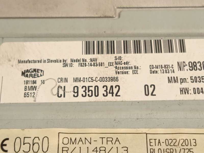 Recambio de sistema navegacion gps para bmw 3 gran turismo (f34) 318 d referencia OEM IAM 65129350342 - Rojo 5