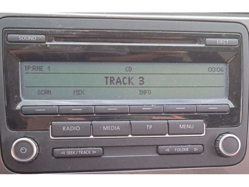 Recambio de sistema audio / radio cd para volkswagen passat b6 (3c2) 2.0 tdi referencia OEM IAM 1K0035186AA - Azul 8