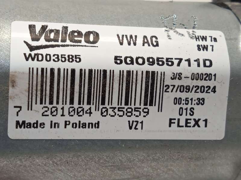 Recambio de motor limpia trasero para seat ibiza v (kj1, kjg) 1.0 tsi referencia OEM IAM 5G0955711D  WD03585 - Blanco 4