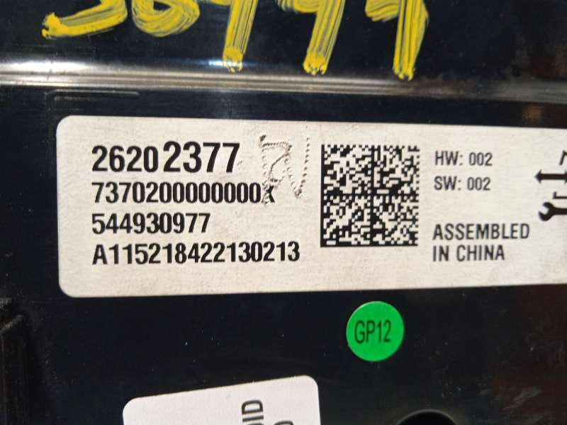 Recambio de mando climatizador para opel insignia a (g09) 2.0 cdti (68) referencia OEM IAM 26202377  544930977 - Azul 6