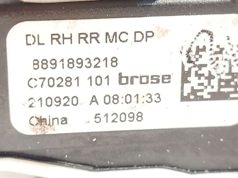 Recambio de cerradura puerta trasera derecha para lynk & co 01 phev referencia OEM IAM 8891893218 - Negro 3