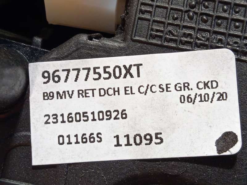 Recambio de retrovisor derecho para citroën berlingo multispace (b9) 1.6 bluehdi 100 referencia OEM IAM 96777550XT 1679996880 6