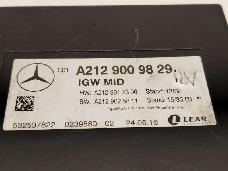 Recambio de modulo electronico para mercedes-benz gle coupe (c292) 350 d 4-matic (292.323, 292.324) referencia OEM IAM A21290098 4