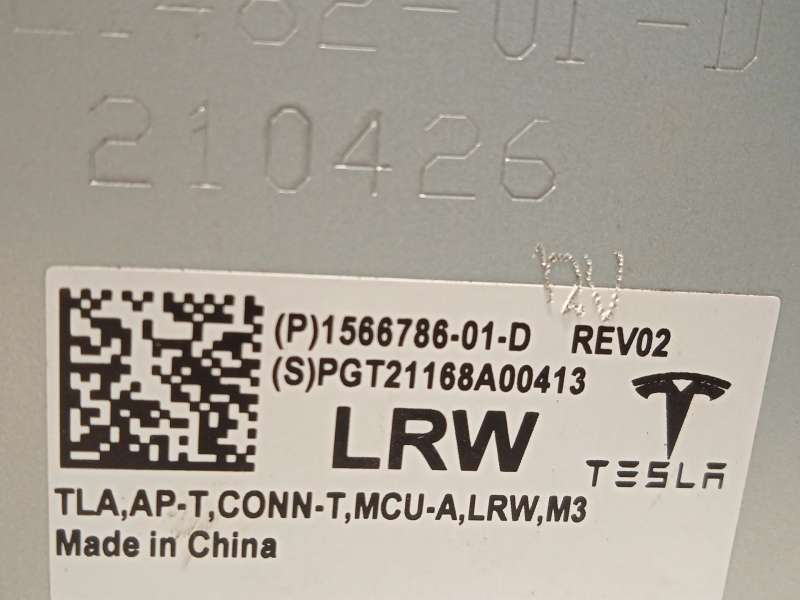 Recambio de modulo electronico para tesla model 3 ev referencia OEM IAM 156678601D P156678601D - Blanco 8