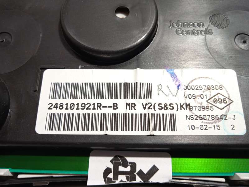 Recambio de cuadro instrumentos para dacia sandero ii (b8_) tce 90 (b8m1, b8ma) referencia OEM IAM 248101921R  NS26078642 - Blanco 4