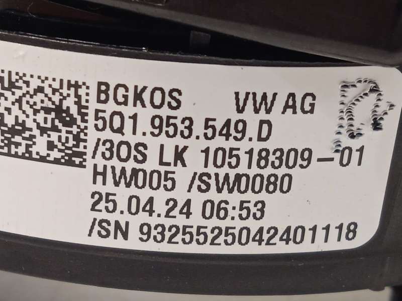 Recambio de anillo airbag para seat leon (kl1, klg) 1.0 tsi referencia OEM IAM 5Q1953549D - Azul 4