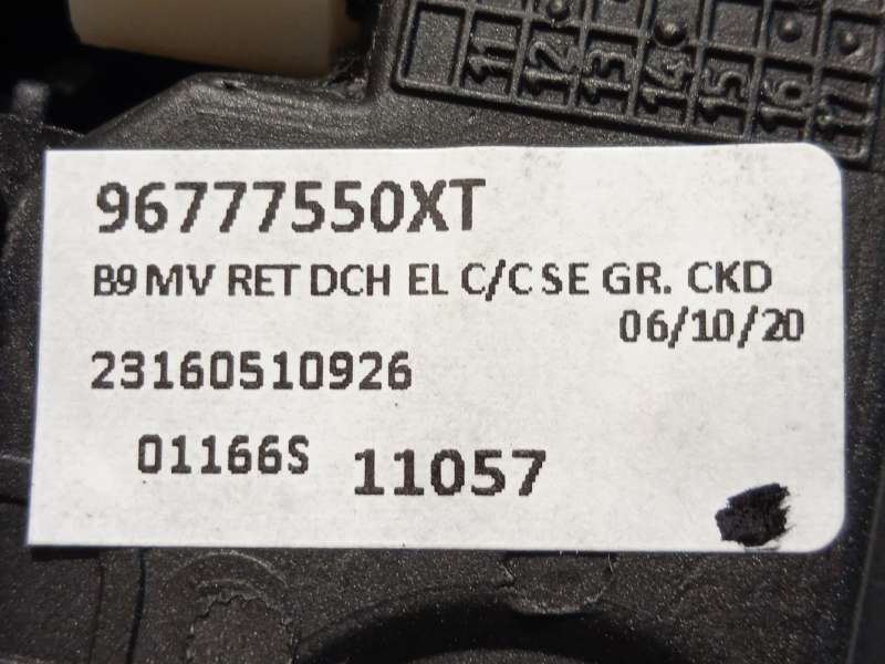 Recambio de retrovisor derecho para citroën berlingo multispace (b9) 1.6 bluehdi 100 referencia OEM IAM 96777550XT 1679996880 6