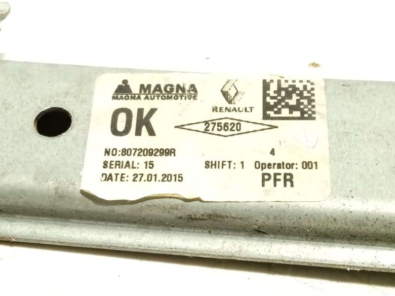 Recambio de elevalunas delantero derecho para dacia sandero ii (b8_) tce 90 (b8m1, b8ma) referencia OEM IAM 807209299R - Blanco 5