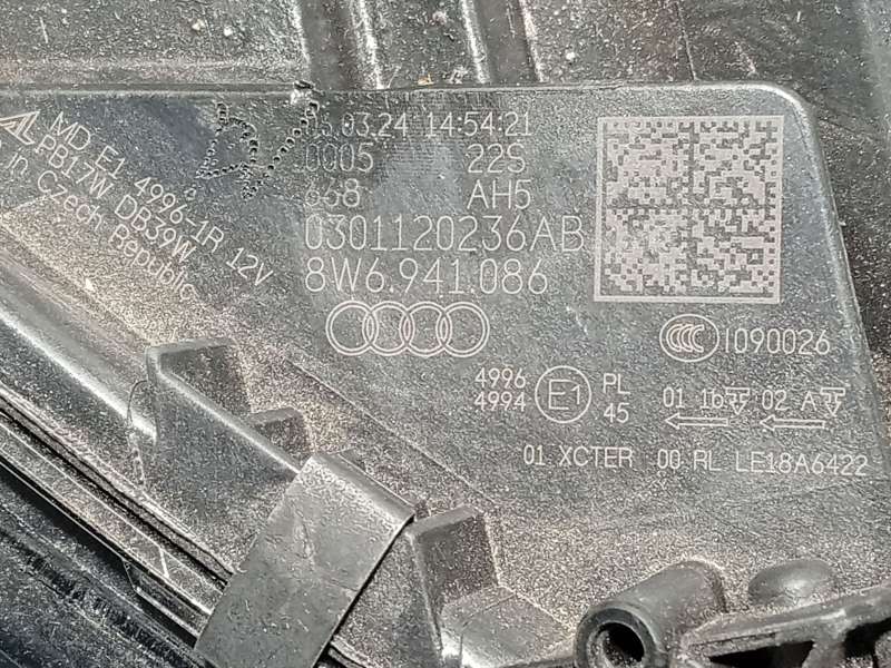 Recambio de faro derecho para audi a5 sportback (f5a, f5f) 35 tdi referencia OEM IAM 8W6941086  0301120236AB - Blanco 6