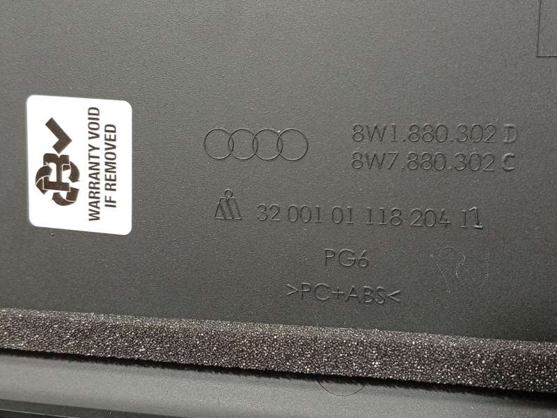 Recambio de guantera para audi a5 sportback (f5a, f5f) 35 tdi referencia OEM IAM 8W1880302D6PS - Blanco 3