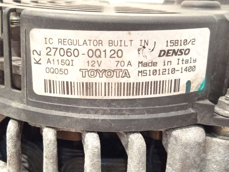 Recambio de alternador para citroën c1 (pm_, pn_) 1.0 referencia OEM IAM 270600Q120  MS1012101400 - Plata 4