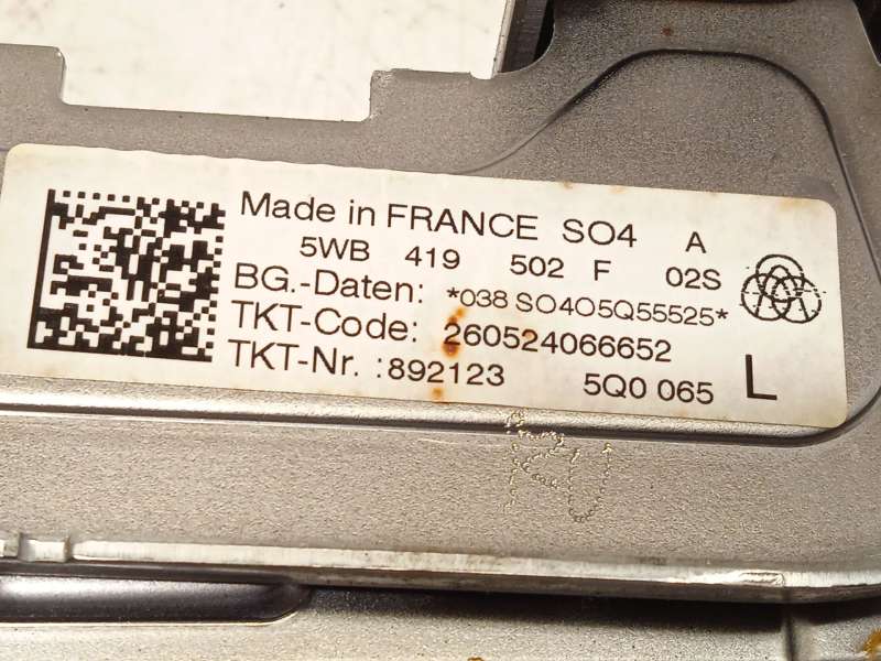 Recambio de columna direccion para seat leon (kl1, klg) 1.0 tsi referencia OEM IAM 5WB419502F - Azul 3