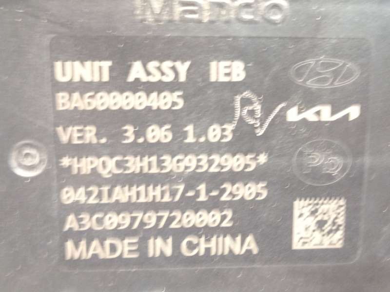 Recambio de abs para kia e - niro hibrido referencia OEM IAM 58500AT050 BA60000405 BA10000405 - Blanco 7