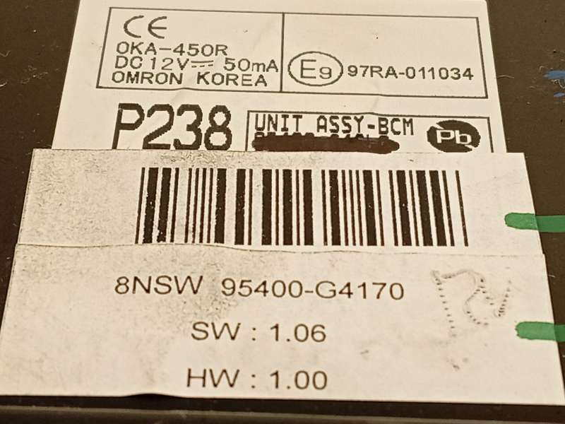 Recambio de modulo electronico para hyundai i30 (pde, pd, pden) 1.6 crdi referencia OEM IAM 95400G4170 4