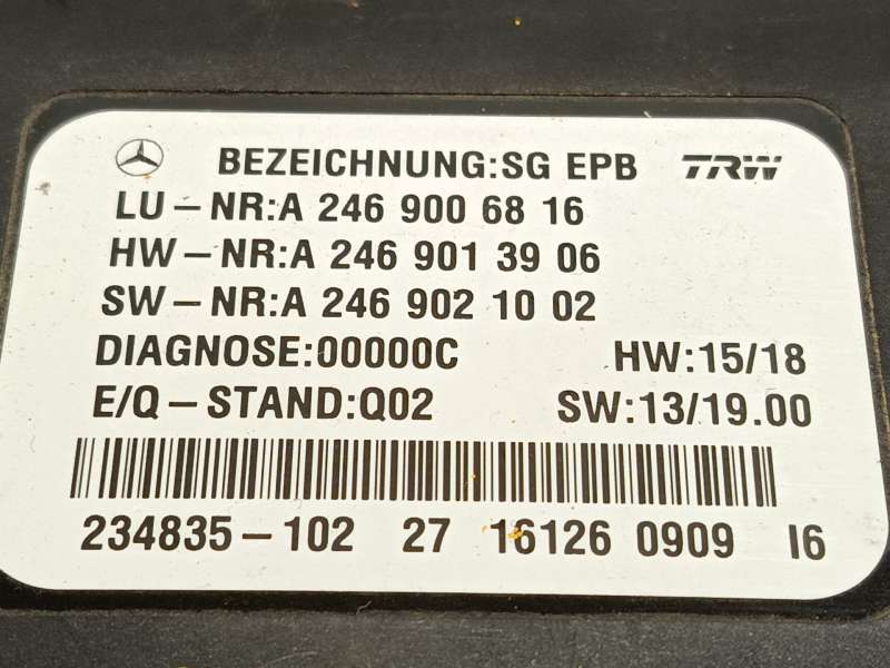 Recambio de modulo electronico para mercedes-benz gle coupe (c292) 350 d 4-matic (292.323, 292.324) referencia OEM IAM A24690068 4