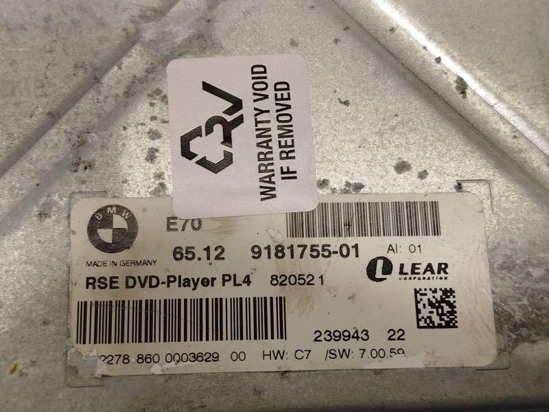 Recambio de sistema dvd para bmw x5 (e70) xdrive 48 i referencia OEM IAM 65129181755 - Negro 5